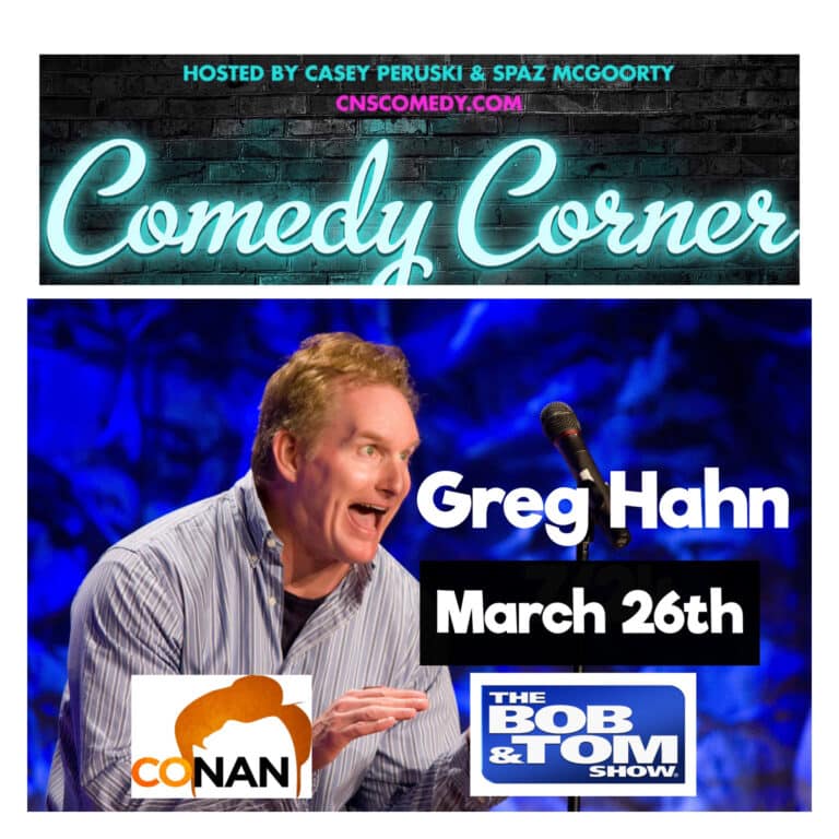 Comedy Corner Presents: Greg Hahn LIVE at The Black Box – Sunrise Theatre